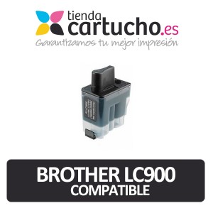 Cartucho de tinta  compatible Brother LC900 BK, sustituye al cartucho original Brother LC-900BK PARA LA IMPRESORA Cartouches d'encre Brother MFC-640CN