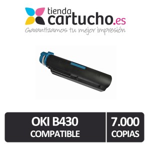 Toner OKI B430 compatible, sustituye al toner original  PARA LA IMPRESORA Toner OKI B430DN