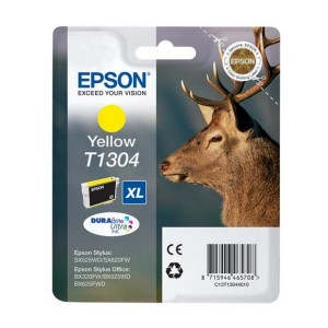 Cartucho EPSON T1304 AMARILLO ORIGINAL PARA LA IMPRESORA Epson Stylus Office BX 935 FWD