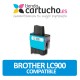 Cartucho de tinta  compatible Brother LC900 BK, sustituye al cartucho original Brother LC-900BK