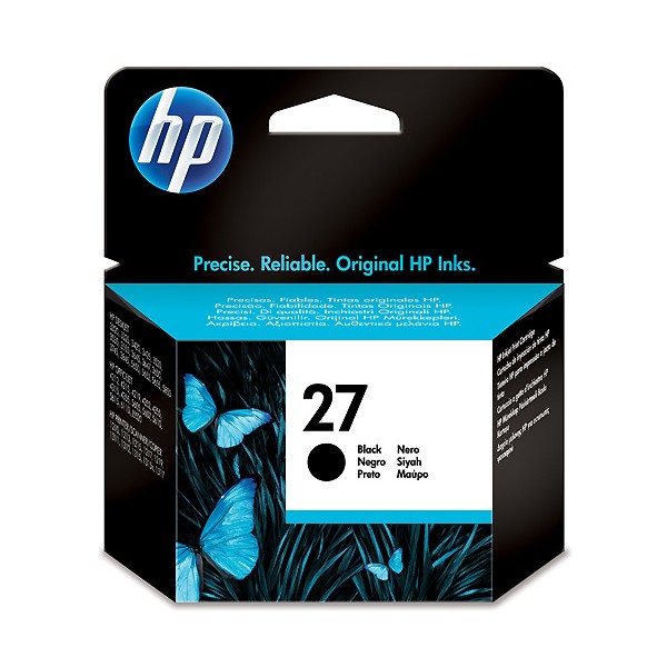 HP 27 Noir Encre Original C8727AE (10ml.) HP 27 Noir Encre Original C8727AE (10ml.)