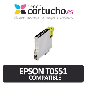 CARTUCHO COMPATIBLE EPSON T0551 PERTENENCIENTE A LA REFERENCIA Encre Epson T0551/2/3/4