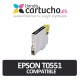 CARTUCHO COMPATIBLE EPSON T0551