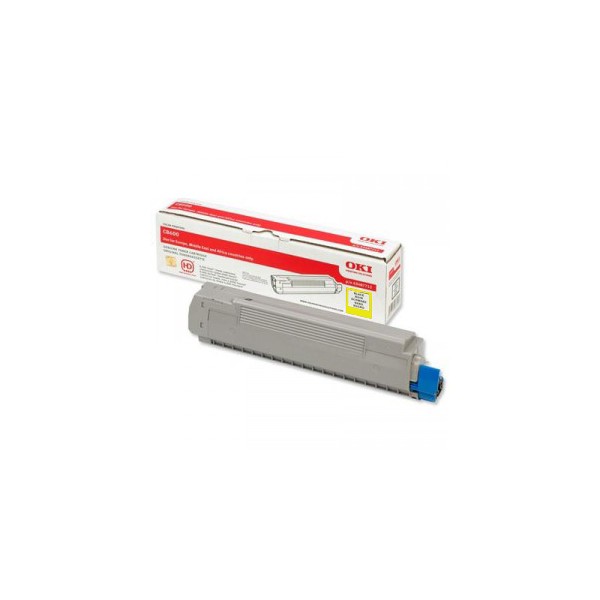 Toner OKI C8600 / C8800 Original Jaune Toner OKI C8600 / C8800 Original Jaune