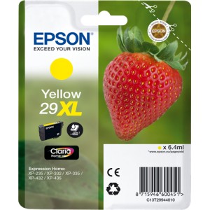Epson 29XL Amarillo, Cartucho de tinta original PARA LA IMPRESORA Epson Expression Home XP-235