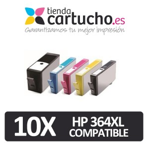 PACK 10 (ELIJA COLORES) CARTUCHOS COMPATIBLES HP 364XL PARA LA IMPRESORA Cartouches d'encre HP Deskjet 3070A e-All-in-One