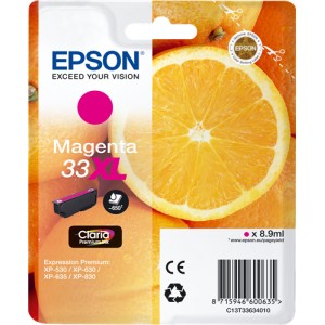 Epson 33XL Magenta, Cartucho de tinta original PARA LA IMPRESORA Epson Expression Premium XP-635