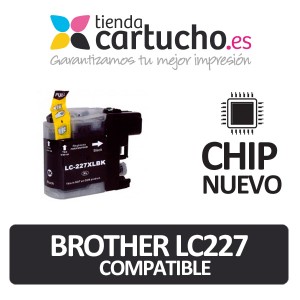 Cartucho Brother LC227 Negro compatible PERTENENCIENTE A LA REFERENCIA Encre Brother LC-227 / LC-225