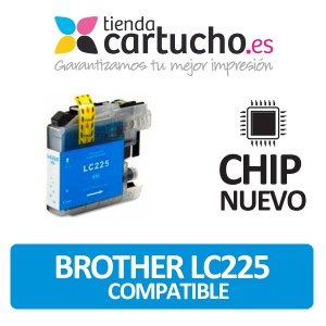 Cartucho Brother LC225 Cyan compatible PERTENENCIENTE A LA REFERENCIA Encre Brother LC-227 / LC-225