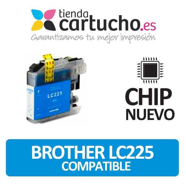 Cartouche Brother LC225 Cyan compatible Cartouche Brother LC225 Cyan compatible