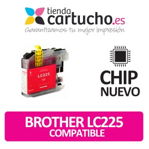 Cartucho Brother LC225 Magenta compatible PARA LA IMPRESORA Cartouches d'encre Brother DCP-J4120DW