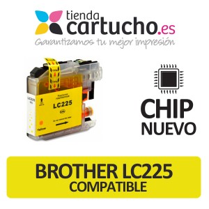 Cartucho Brother LC225 Amarillo compatible PERTENENCIENTE A LA REFERENCIA Encre Brother LC-227 / LC-225