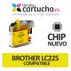 Cartucho Brother LC225 Amarillo compatible