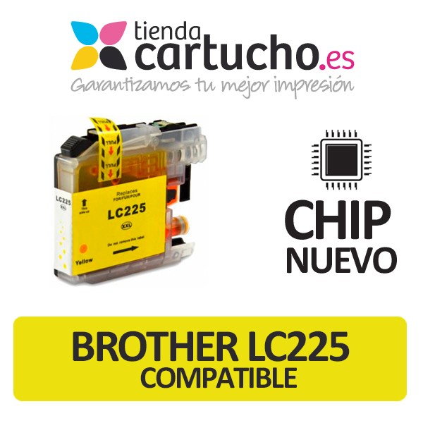 Cartouche Brother LC225 Jaune compatible Cartouche Brother LC225 Jaune compatible