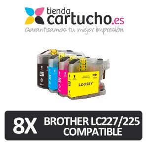 PACK 8 Brother LC-225/227 compatible (ELIJA COLORES) PERTENENCIENTE A LA REFERENCIA Encre Brother LC-227 / LC-225