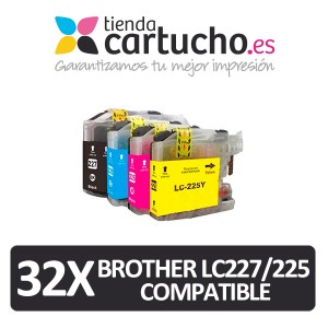 PACK 32 Brother LC-225/227 compatible (ELIJA COLORES) PARA LA IMPRESORA Cartouches d'encre Brother DCP-J4120DW