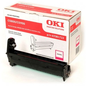 TAMBOR ORIGINAL MAGENTA OKI C5550 / C5800 / C5900  PERTENENCIENTE A LA REFERENCIA OKI C5550