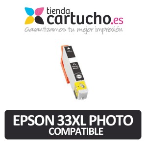 Epson 33XL Compatible Photo Negro PARA LA IMPRESORA Epson Expression Premium XP-645