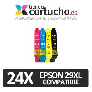 Pack 24 Epson 29XL Compatibles (Elija colores) PARA LA IMPRESORA  Epson Expression Home XP-455