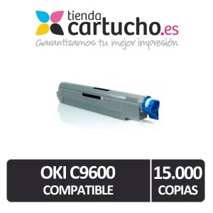 Toner NEGRO OKI C9600/C9800 compatible, sustituye al toner original OKI 42918916 PARA LA IMPRESORA Toner OKI C9600hdtn