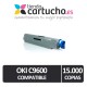 Toner NEGRO OKI C9600/C9800 compatible, sustituye al toner original OKI 42918916