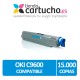 Toner NEGRO OKI C9600/C9800 compatible, sustituye al toner original OKI 42918916