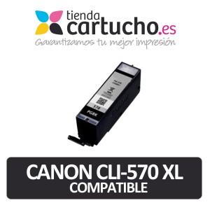 CARTUCHO COMPATIBLE CANON PGI-570 ALTA CAPACIDAD NEGRO PARA LA IMPRESORA Cartouches d'encre Canon Pixma MG6851