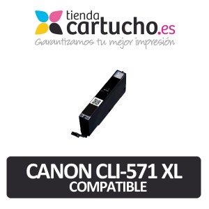 CARTUCHO COMPATIBLE CANON CLI-571XL ALTA CAPACIDAD NEGRO PARA LA IMPRESORA Cartouches d'encre Canon Pixma TS6050