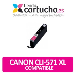 CARTUCHO COMPATIBLE CANON CLI-571XL ALTA CAPACIDAD MAGENTA PERTENENCIENTE A LA REFERENCIA Canon PGI570 / CLI571 / PGI570XL / CLI571XL