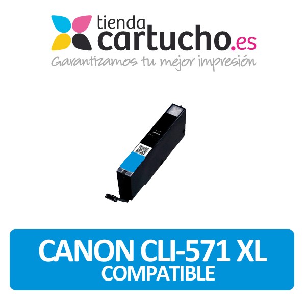 CARTOUCHE COMPATIBLE CANON CLI-571XL grande capacité CYAN CARTOUCHE COMPATIBLE CANON CLI-571XL grande capacité CYAN