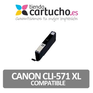 CARTUCHO COMPATIBLE CANON CLI-571XL ALTA CAPACIDAD GRIS PERTENENCIENTE A LA REFERENCIA Canon PGI570 / CLI571 / PGI570XL / CLI571XL