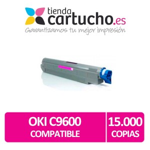 Toner NEGRO OKI C9600/C9800 compatible, sustituye al toner original OKI 42918916 PARA LA IMPRESORA Toner OKI C9850dn