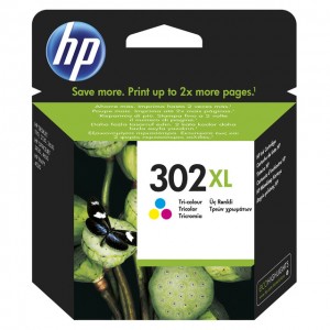 HP 302XL  COLOR TINTA ORIGINAL PARA LA IMPRESORA Cartouches d'encre HP Deskjet 3634