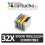 PACK 32 (ELIJA COLORES) CARTUCHOS COMPATIBLES EPSON T0551/2/3/4 