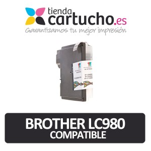 Cartucho de tinta compatible Brother LC970 BK, sustituye al cartucho original Brother LC-970BK PARA LA IMPRESORA Cartouches d'encre Brother DCP-377CW