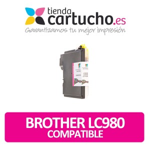 Cartucho de tinta compatible Brother LC970 BK, sustituye al cartucho original Brother LC-970BK PARA LA IMPRESORA Cartouches d'encre Brother DCP-185C