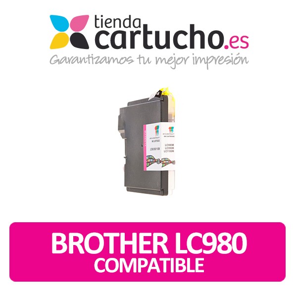Brother LC980 MAGENTA Cartouche d'encre compatible Brother LC980 MAGENTA Cartouche d'encre compatible