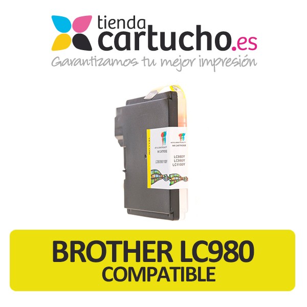 Brother LC980/1100 JAUNE Cartouche d'encre compatible Brother LC980/1100 JAUNE Cartouche d'encre compatible