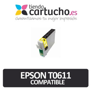 CARTUCHO COMPATIBLE EPSON T0611 PARA LA IMPRESORA Cartouches d'encre Epson Stylus DX3800