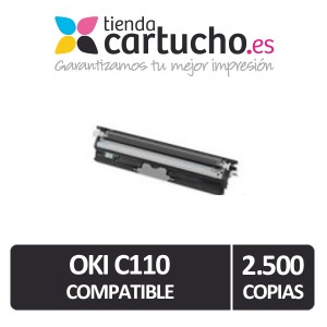 Toner NEGRO OKI C110 compatible PARA LA IMPRESORA Toner OKI MC160n