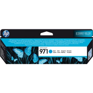 Cartucho tinta HP 971 Cyan Original PERTENENCIENTE A LA REFERENCIA Encre HP 970 / 970XL / 971 / 971XL