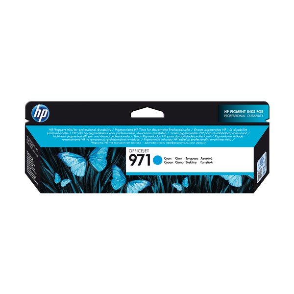 Cartouche tinta HP 971 Cyan Original Cartouche tinta HP 971 Cyan Original