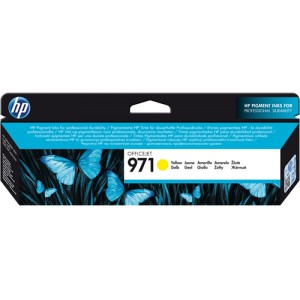 Cartucho tinta HP 971 Amarillo Original PERTENENCIENTE A LA REFERENCIA Encre HP 970 / 970XL / 971 / 971XL