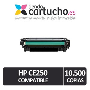Toner NEGRO HP CE250 compatible PERTENENCIENTE A LA REFERENCIA Toner HP 504A / 504X