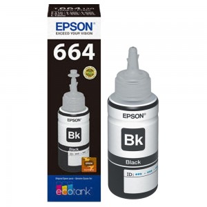 EPSON T6641 NEGRO BOTELLA DE TINTA ORIGINAL (C13T66414A) PARA LA IMPRESORA      Referencias EPSON