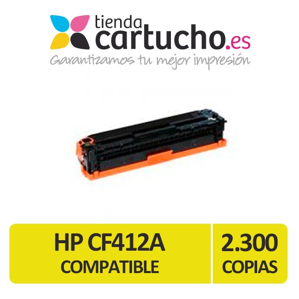 Toner HP CF412A Compatible Jaune Toner HP CF412A Compatible Jaune