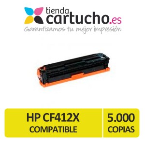Toner HP CF412X Compatible Amarillo PERTENENCIENTE A LA REFERENCIA Toner HP CF410A/X