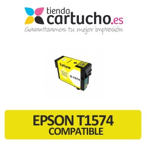 Cartucho compatible Epson T1574 Amarillo PERTENENCIENTE A LA REFERENCIA Encre Epson T1571/2/3/4/5/6/7/8/9