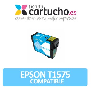 Cartucho compatible Epson T1575 Light Cyan PERTENENCIENTE A LA REFERENCIA Encre Epson T1571/2/3/4/5/6/7/8/9