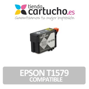 Cartucho compatible Epson T1579 Gris Claro PARA LA IMPRESORA Epson Stylus Photo R3000